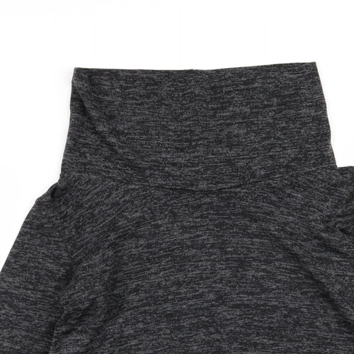 Tru Collection Womens Grey   Basic T-Shirt Size 12