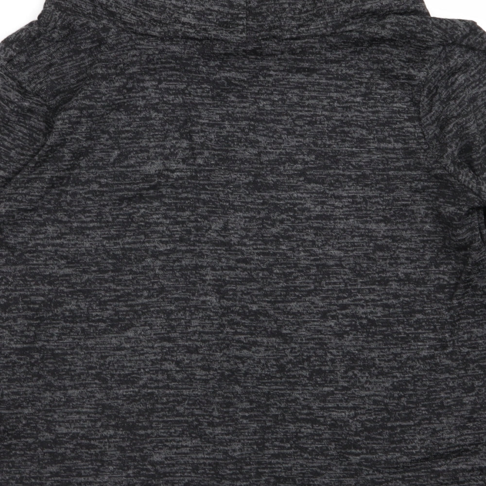 Tru Collection Womens Grey   Basic T-Shirt Size 12
