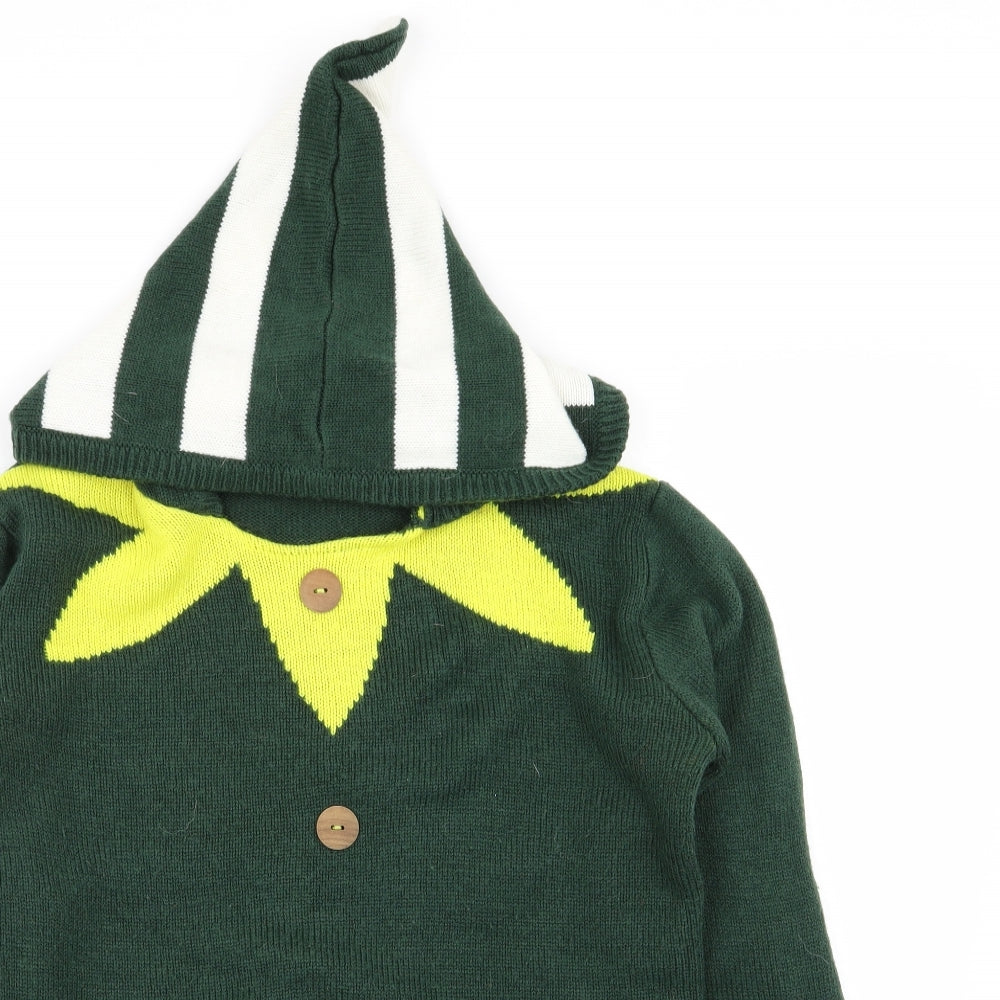 Cedar Wood State Mens Multicoloured Geometric  Pullover Jumper Size S  - christmas