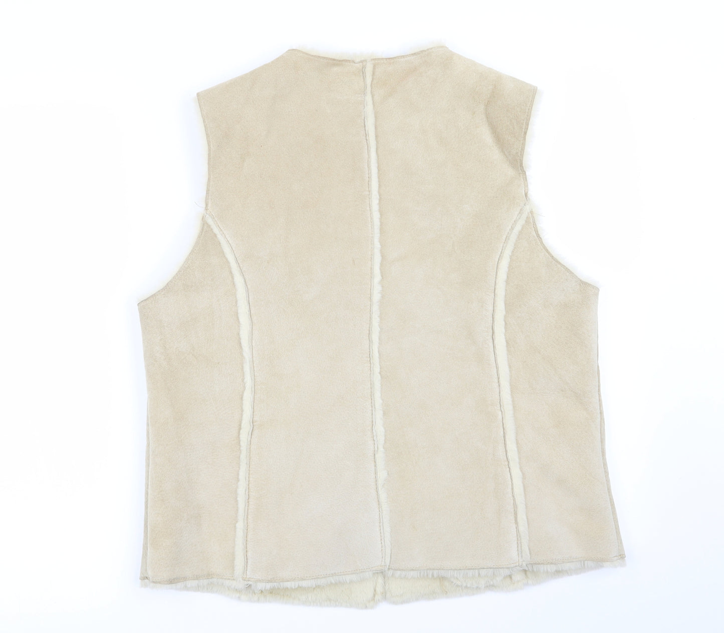 JFW Womens Beige   Gilet Coat Size 8