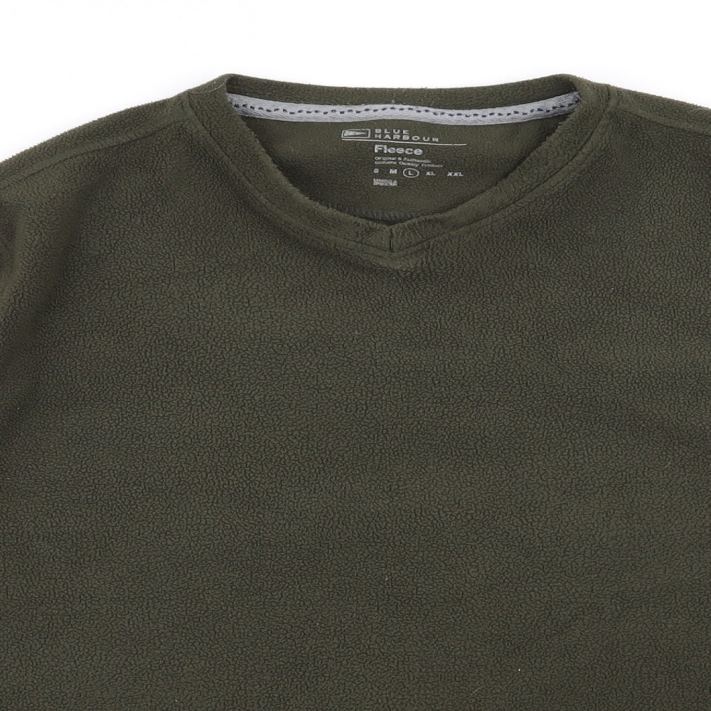 Blue Harbour Mens Green   Pullover Jumper Size L