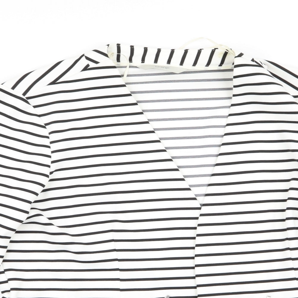 Asda George Womens Multicoloured Striped  Jacket Blazer Size 18