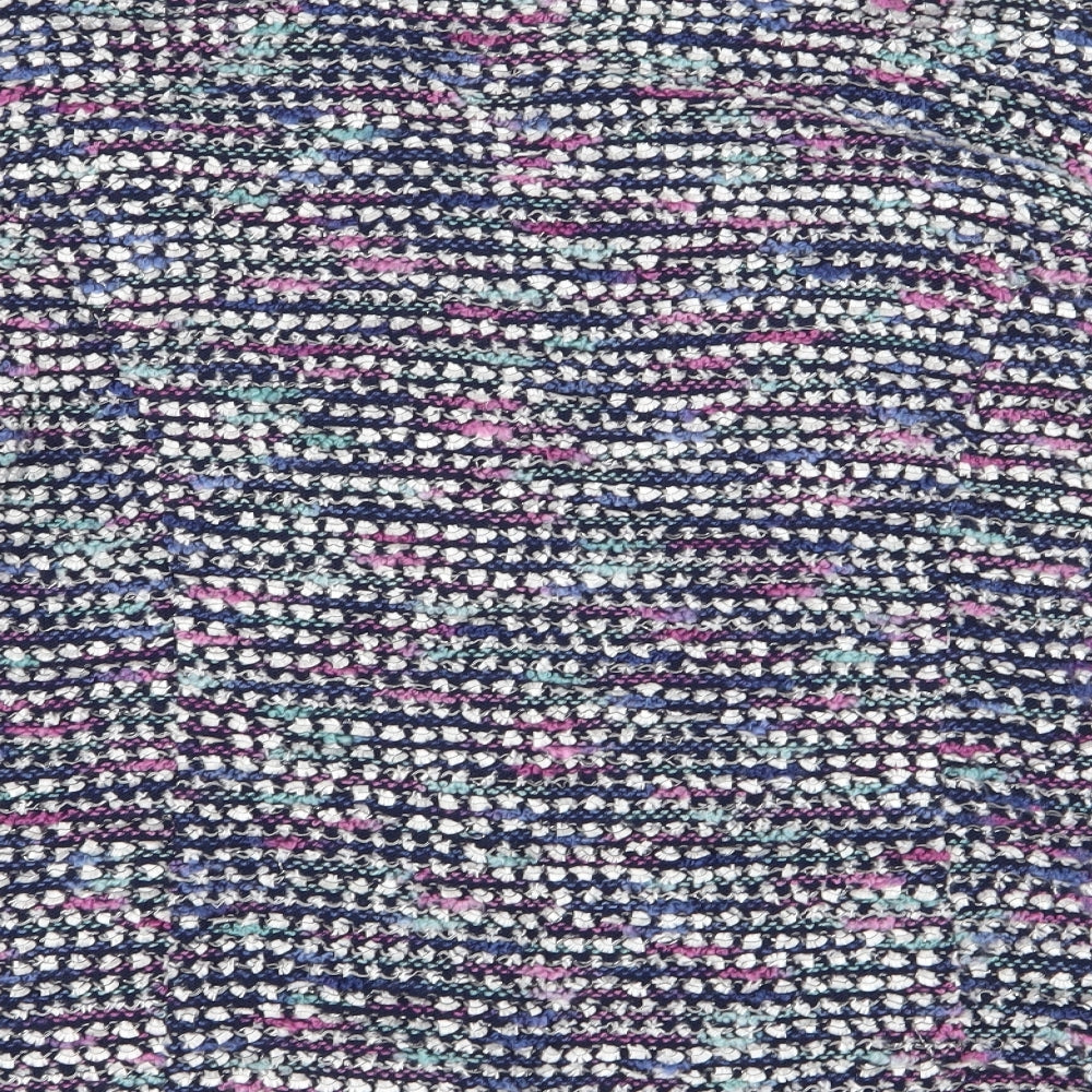 julipa Womens Multicoloured Geometric  Jacket Blazer Size 18