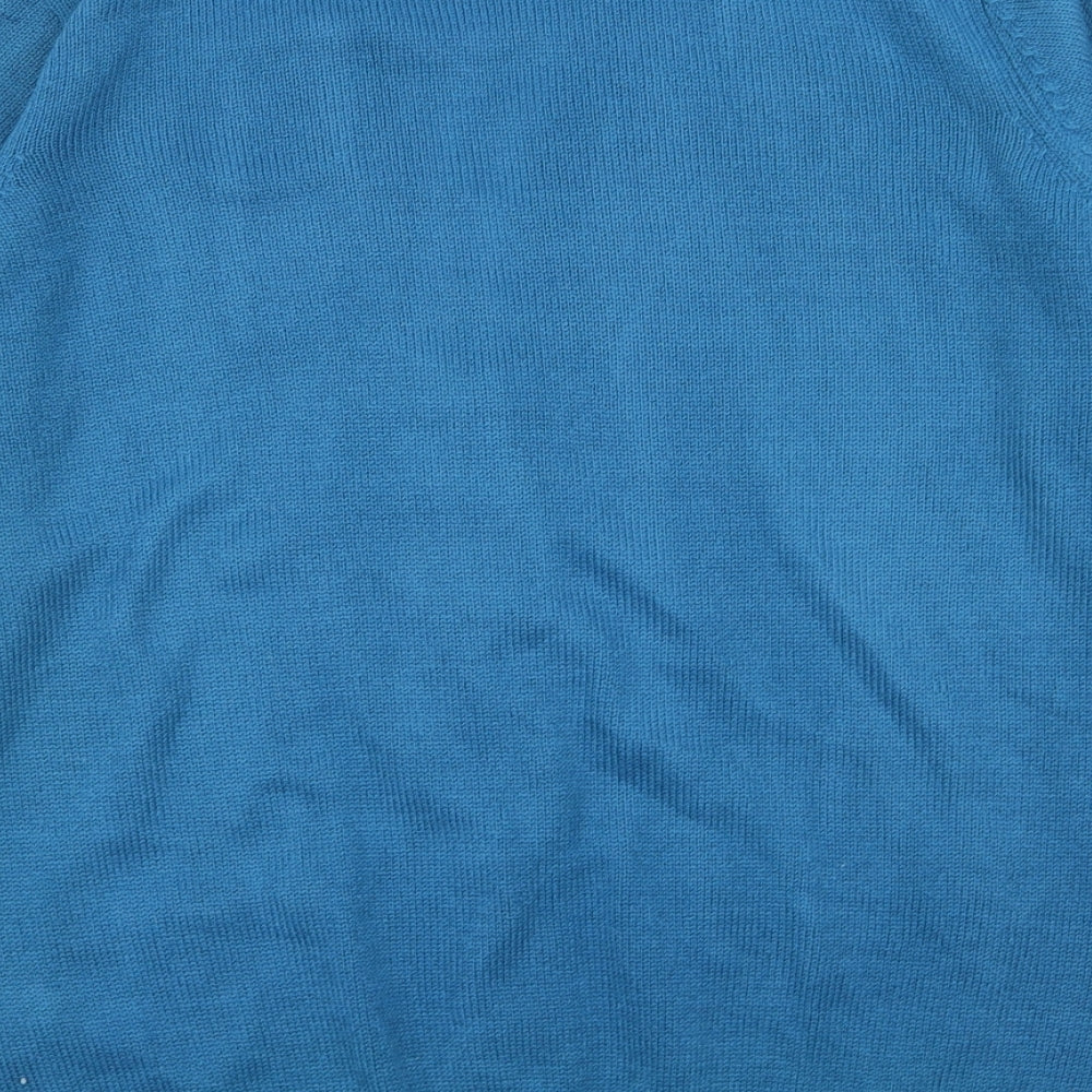 Damart Womens Blue   Cardigan Jumper Size 14  - size 14-16