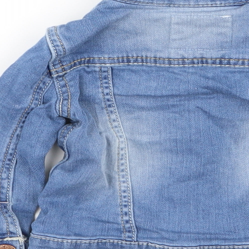 F&F Girls Blue   Jacket  Size 9-12 Months  - denim jacket