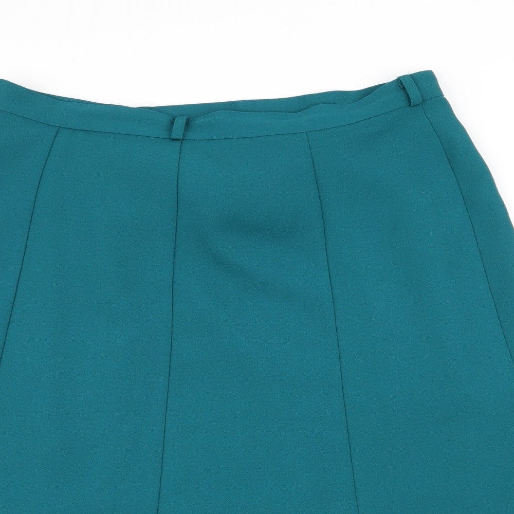 bonmarche Womens Green   Flare Skirt Size 16
