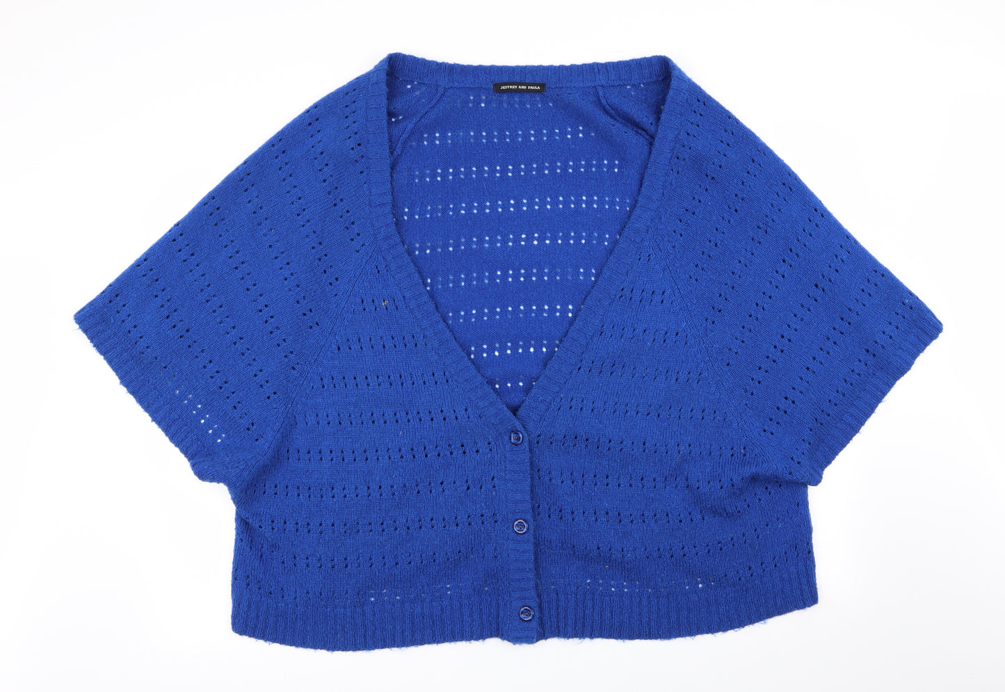 Jeffrey and Paula Womens Blue   Cardigan Jumper Size 32