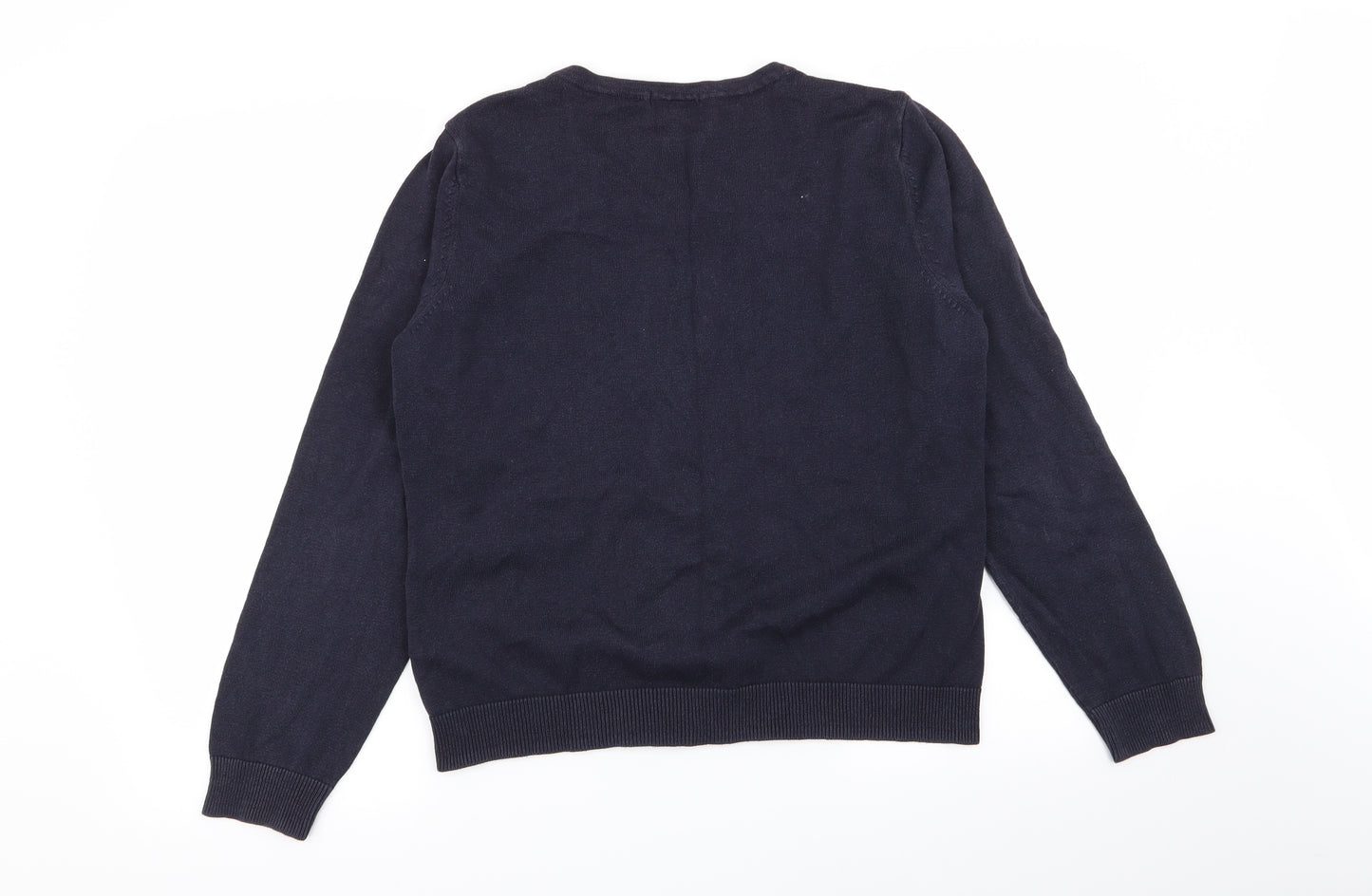 H&M Womens Blue   Cardigan Jumper Size L