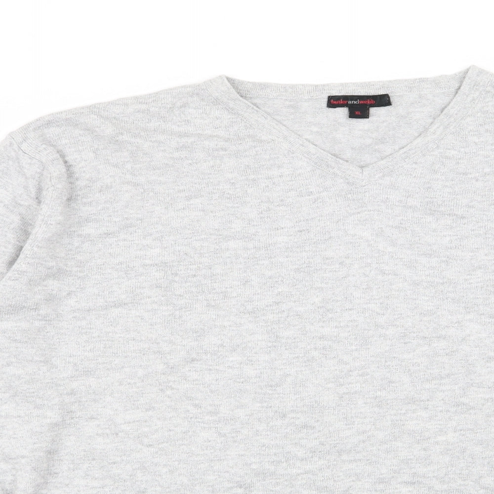 Butler And Webb Mens Grey   Pullover Jumper Size XL