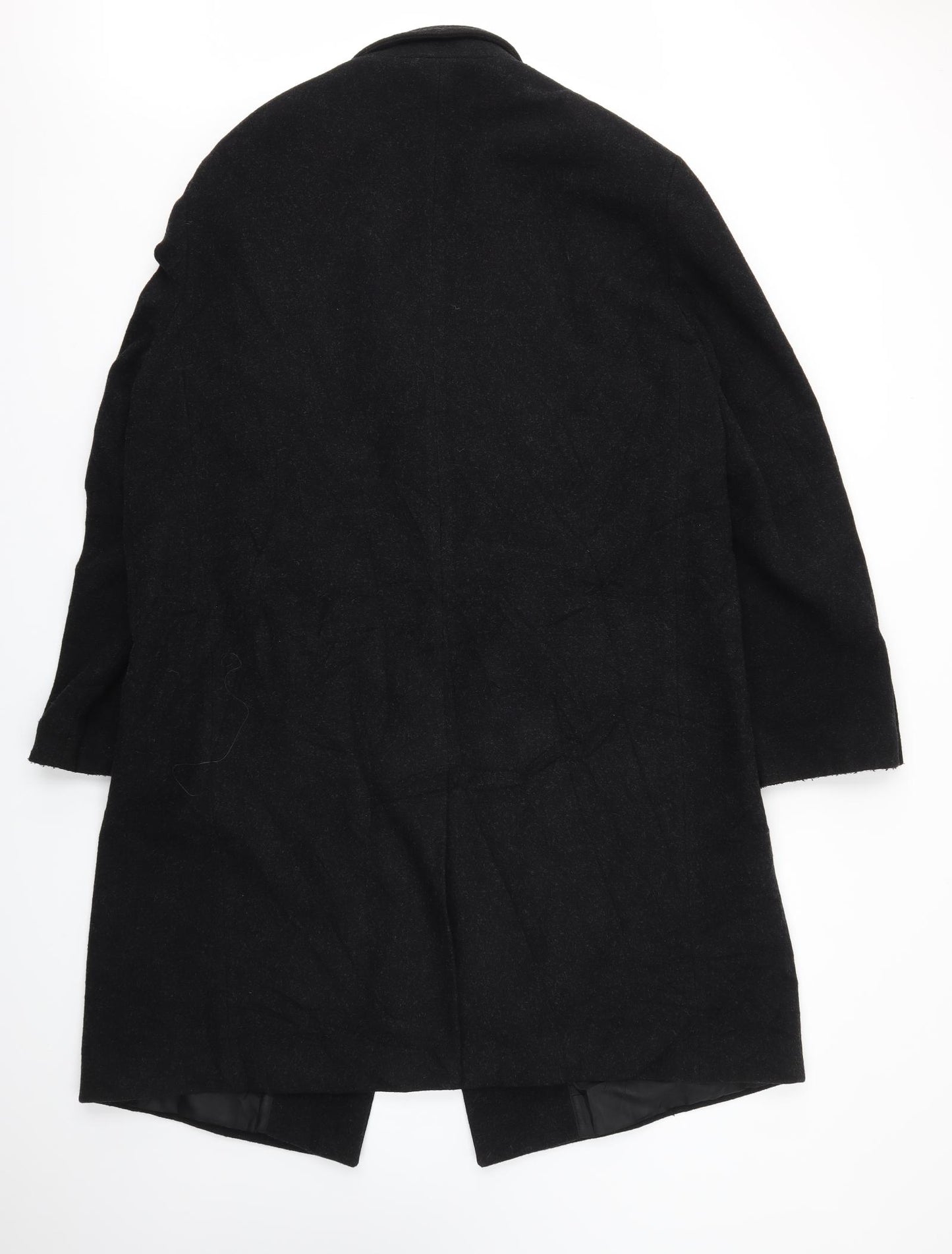 M&S Mens Black   Jacket Coat Size L