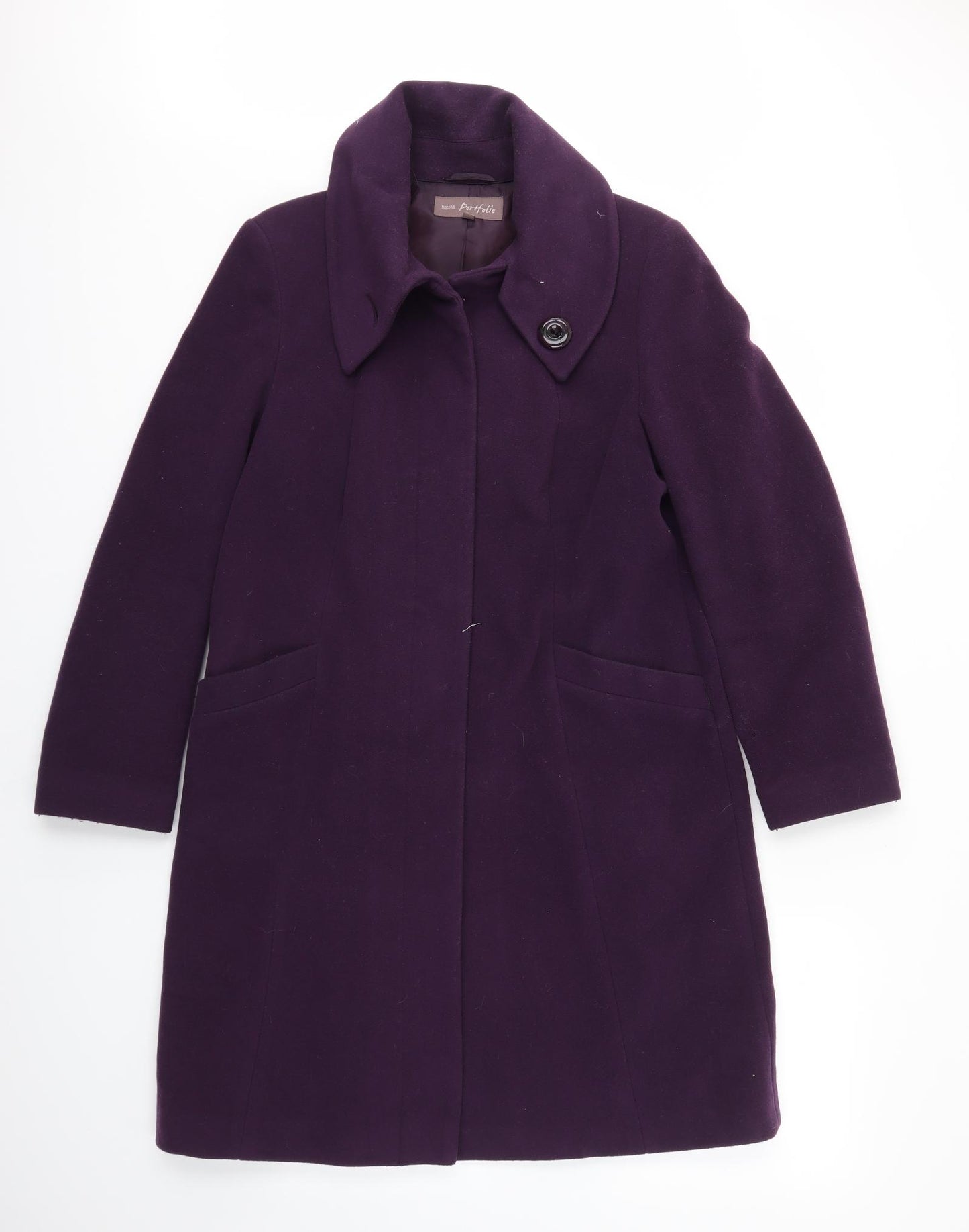 M&S Womens Purple   Jacket Coat Size 16