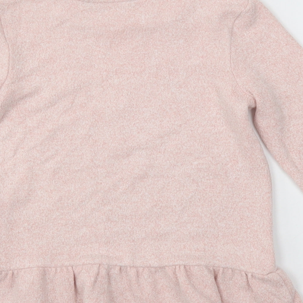 George Girls Pink   Pullover Jumper Size 3-4 Years