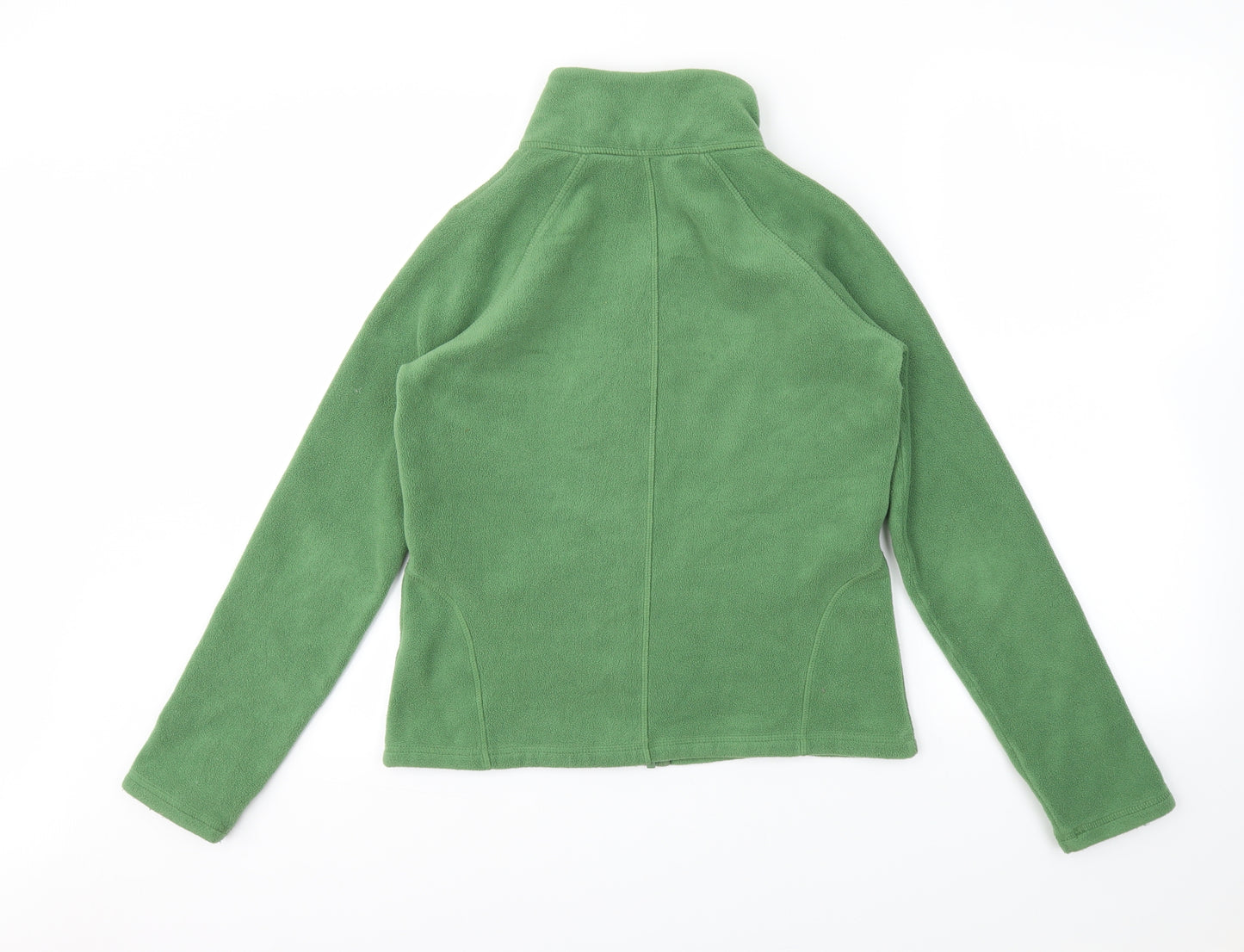 M&S Womens Green   Full Zip Jumper Size 10