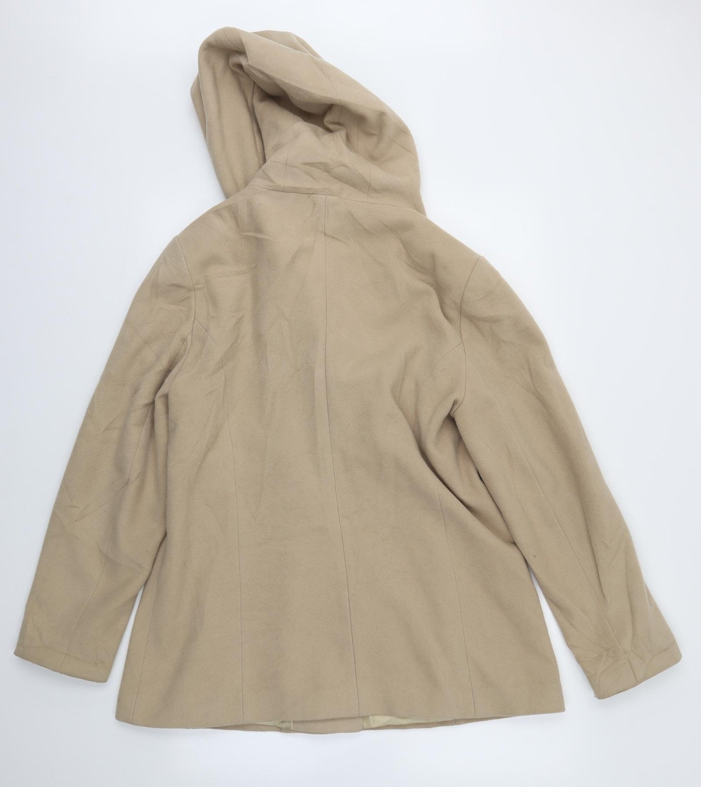Preworn Womens Beige   Jacket Coat Size 14