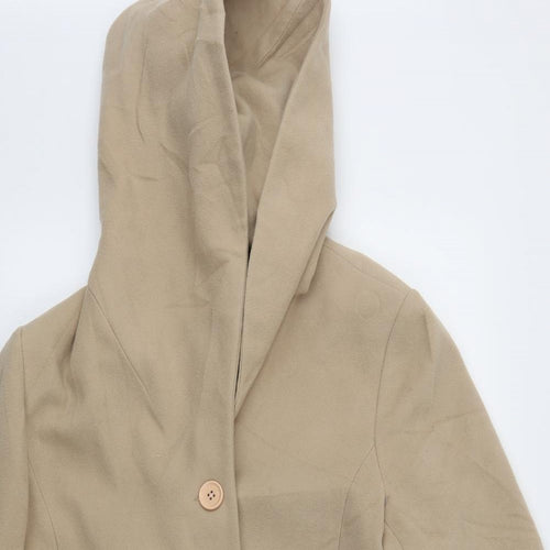 Preworn Womens Beige   Jacket Coat Size 14