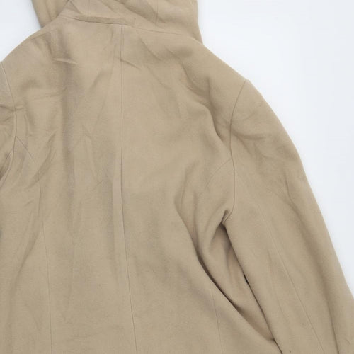 Preworn Womens Beige   Jacket Coat Size 14