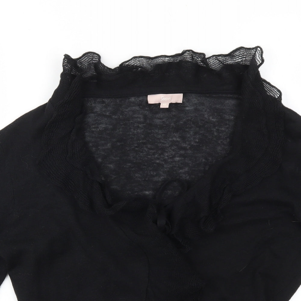 Monsoon Womens Black   Cardigan Jumper Size 12