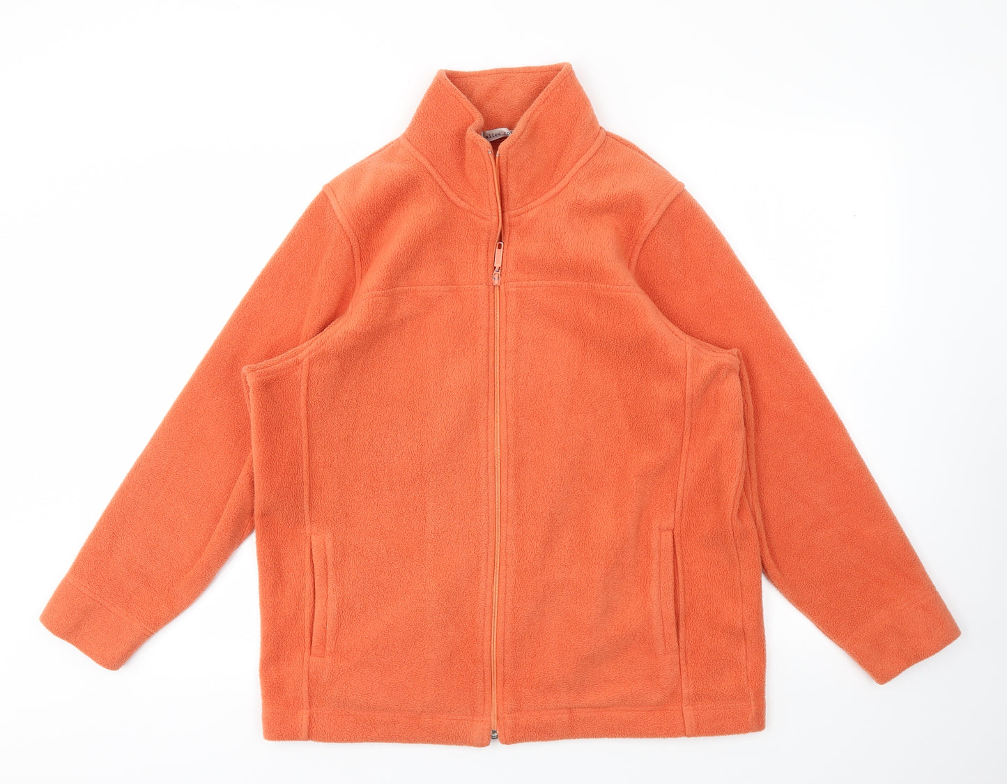 Alice Collins Mens Orange   Full Zip Hoodie Size L
