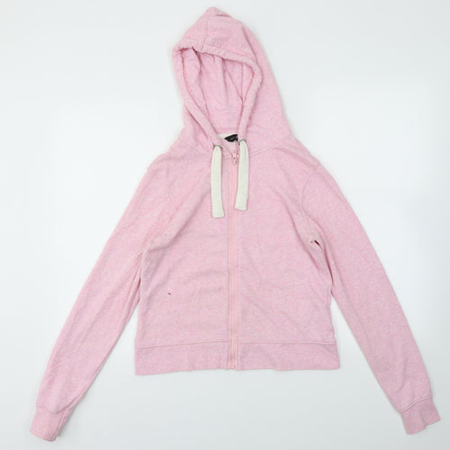 NEW LOOK  Womens Pink Paisley  Full Zip Jumper Size 10