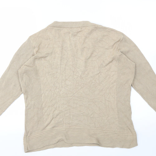 Klass Womens Beige   Pullover Jumper Size XL
