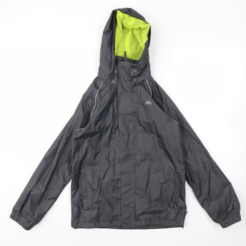 Tresspass Boys Grey   Basic Coat Coat Size 11-12 Years