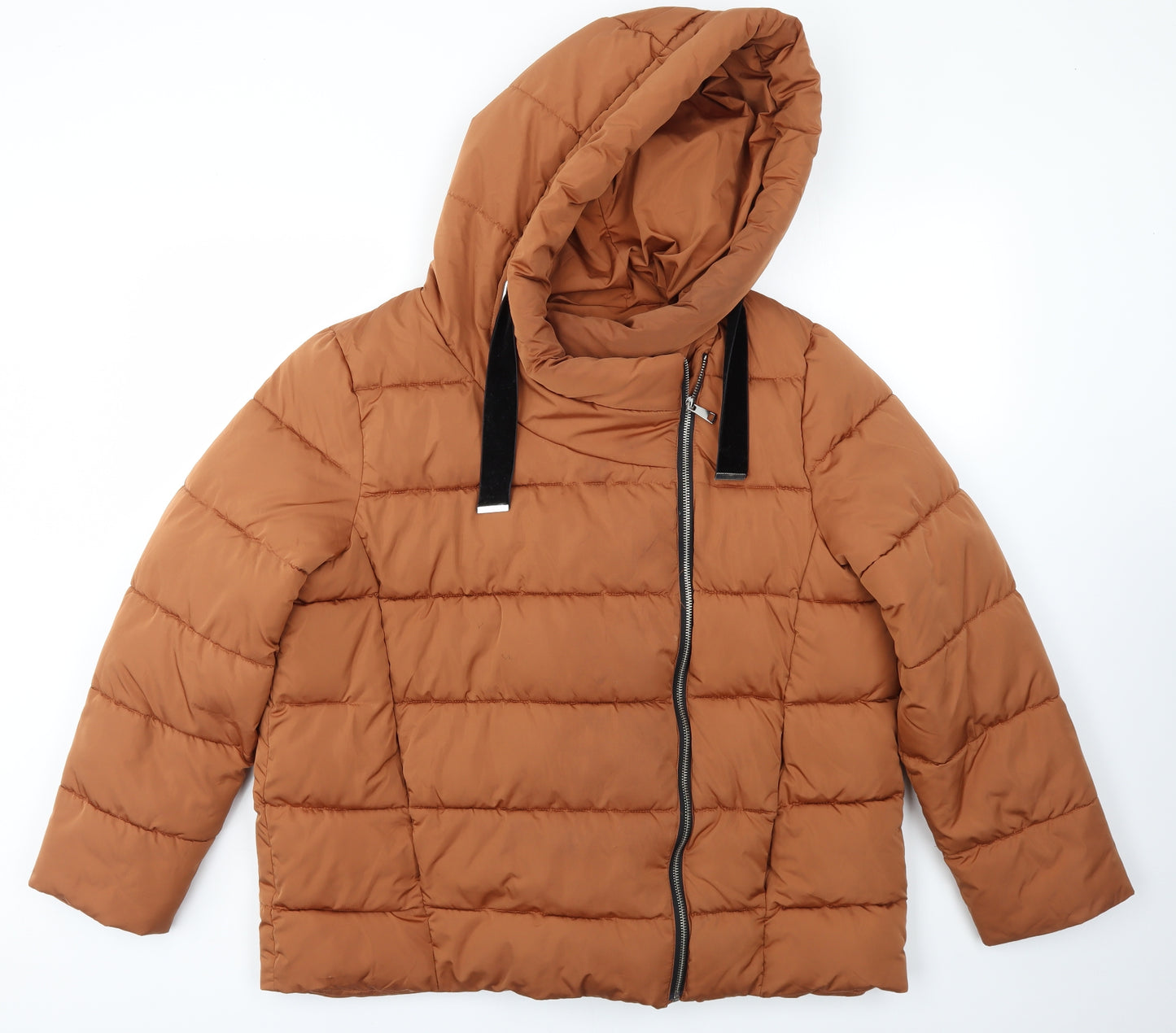 George Womens Orange   Jacket Coat Size 18