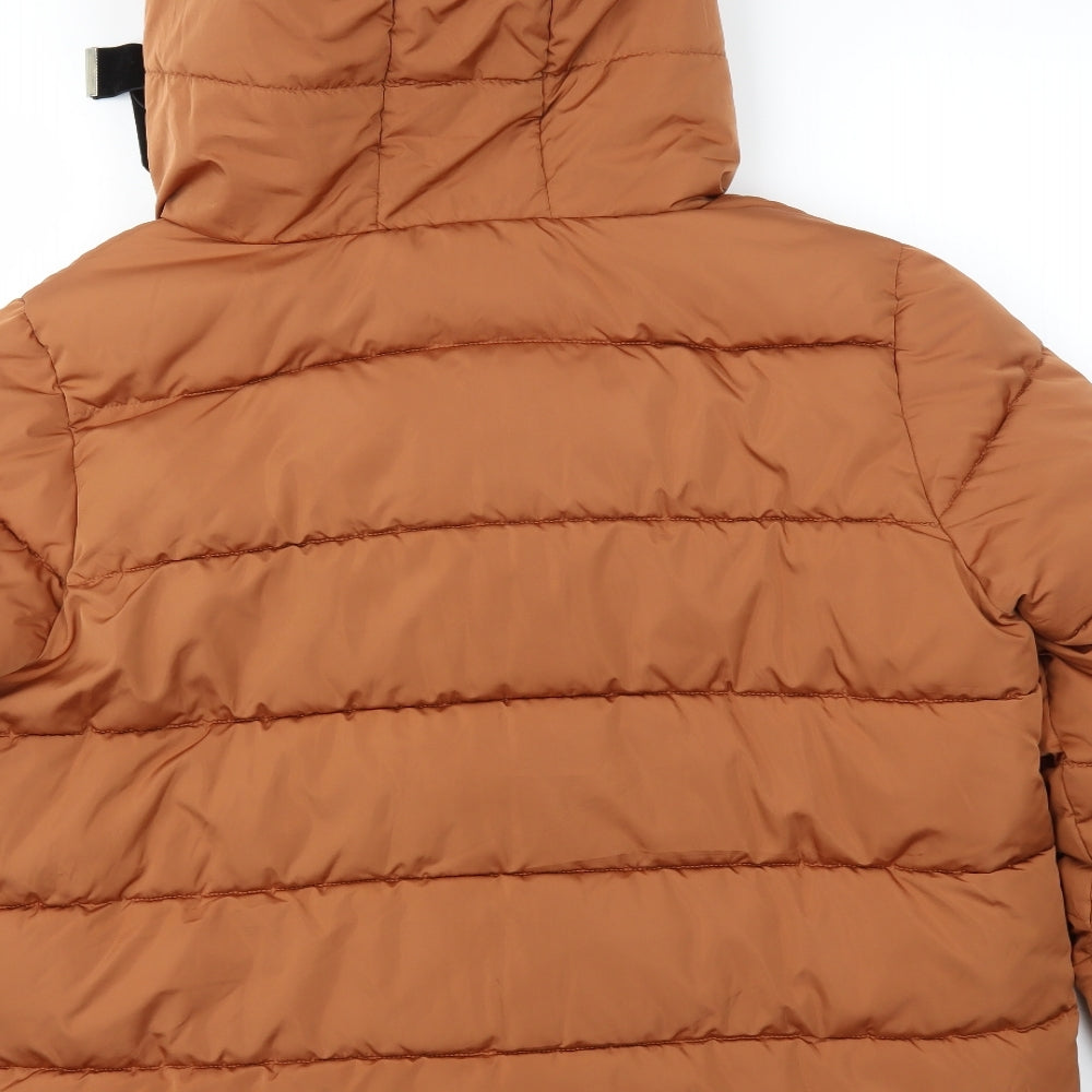 George Womens Orange   Jacket Coat Size 18