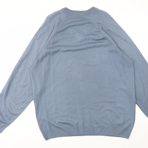 Essentials Mens Blue   Pullover Sweatshirt Size L