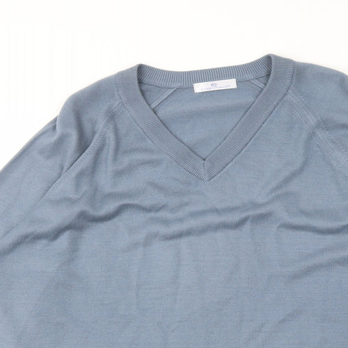 Essentials Mens Blue   Pullover Sweatshirt Size L