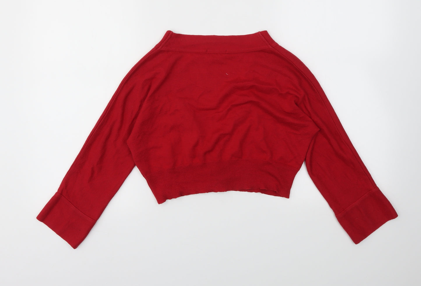 Topshop Womens Red   Cardigan Jumper Size 12