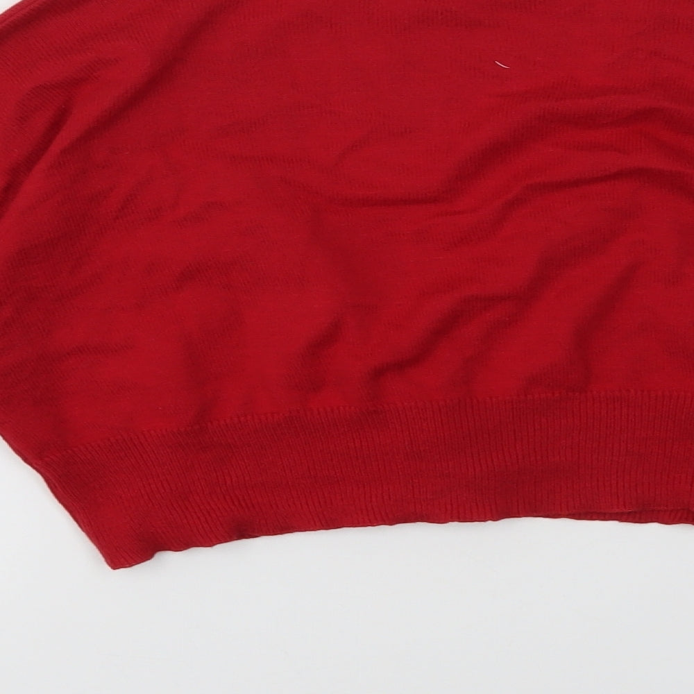 Topshop Womens Red   Cardigan Jumper Size 12