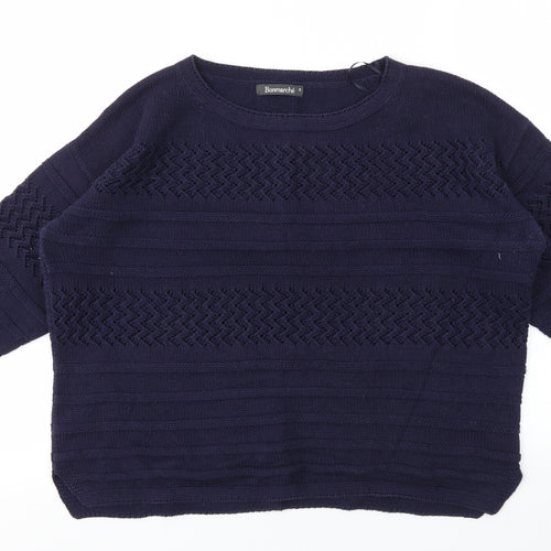 Bonmarché Womens Blue   Pullover Jumper Size S