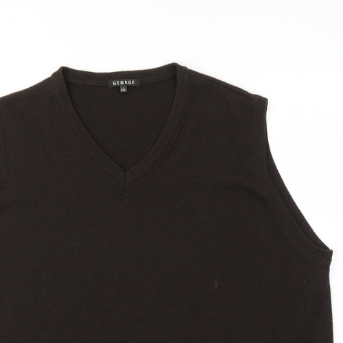 George Mens Brown   Pullover Jumper Size 2XL