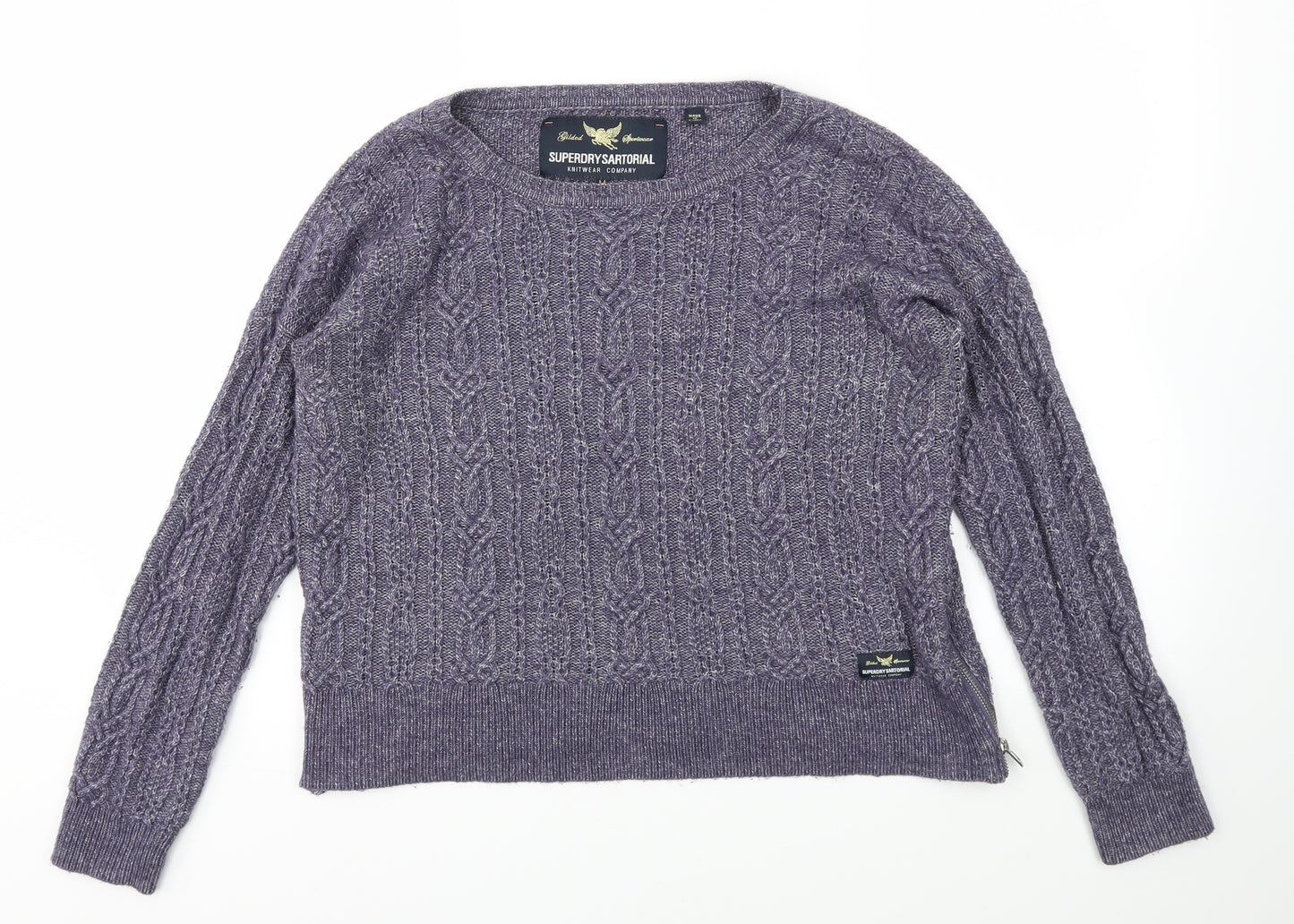 Superdry Womens Blue   Pullover Jumper Size M