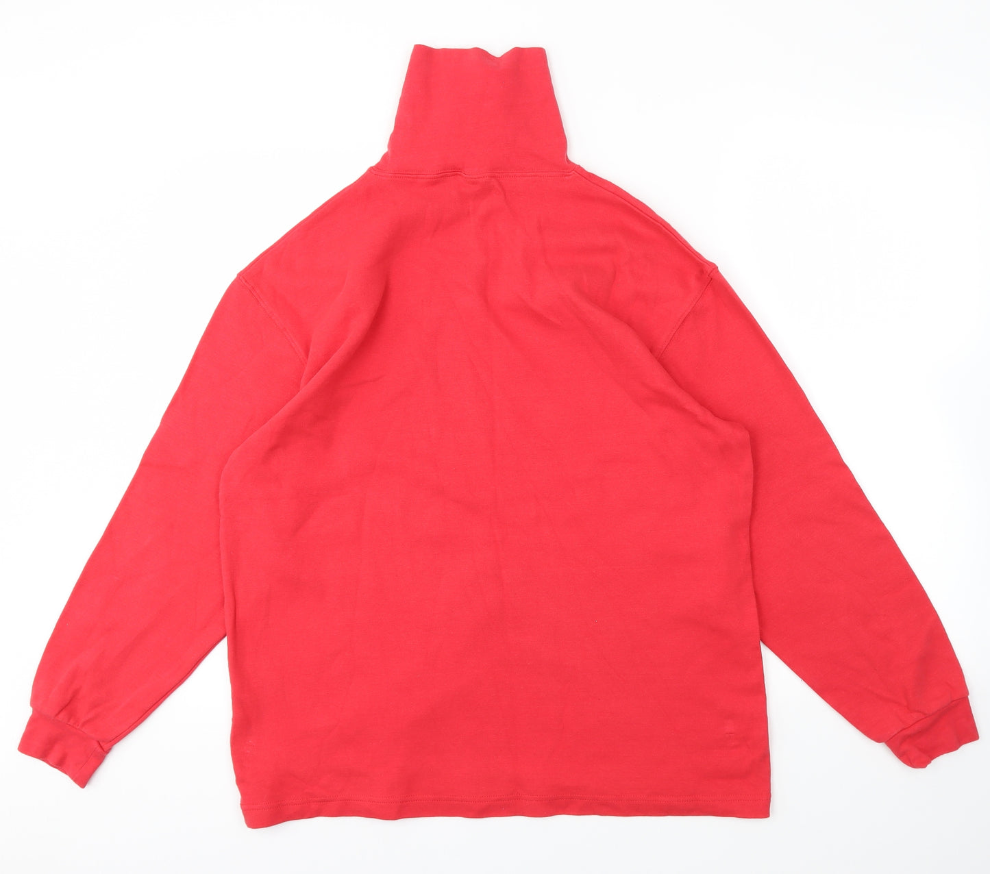 Crane Womens Red   Pullover Jumper Size L