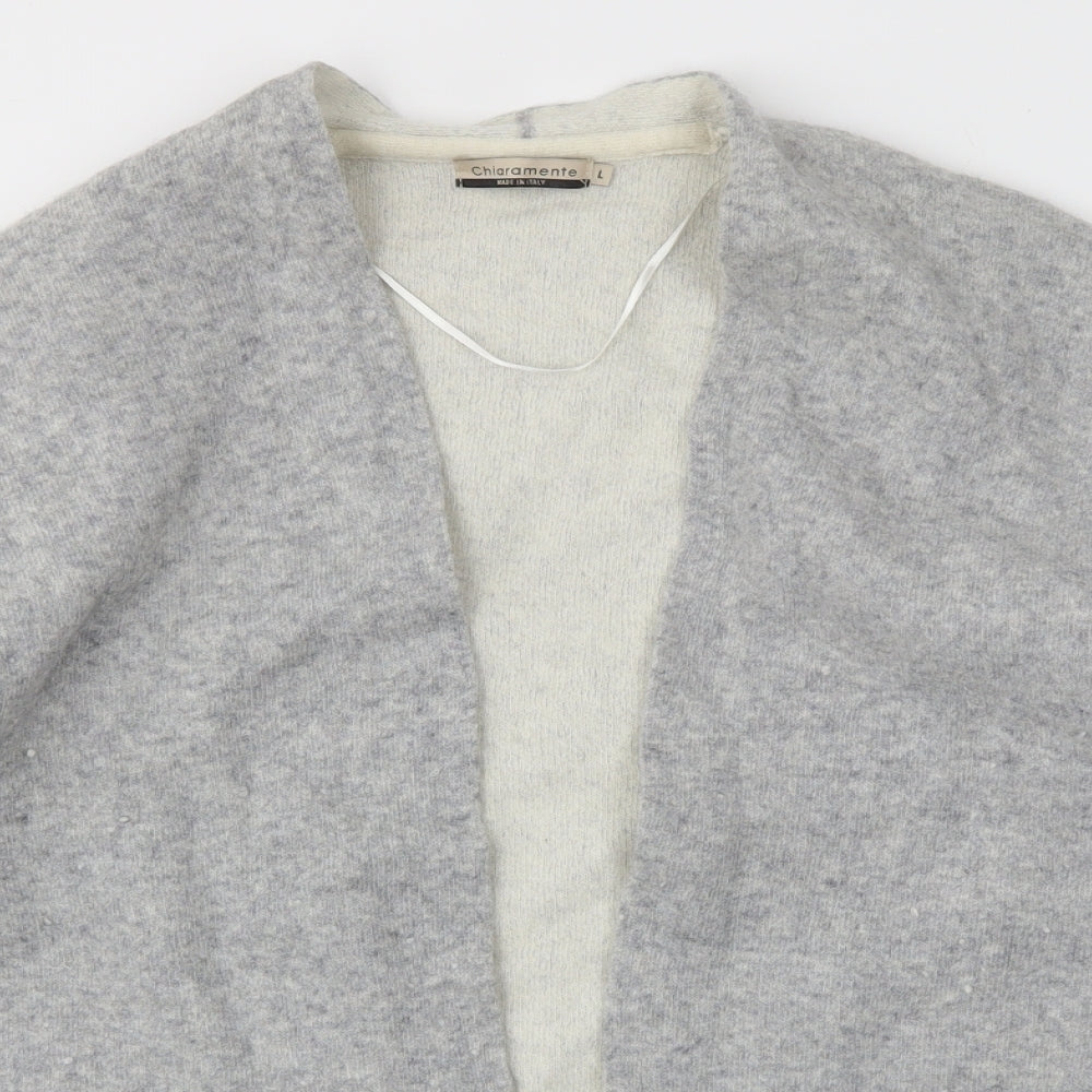 Chiaramente Womens Grey   Cardigan Jumper Size L