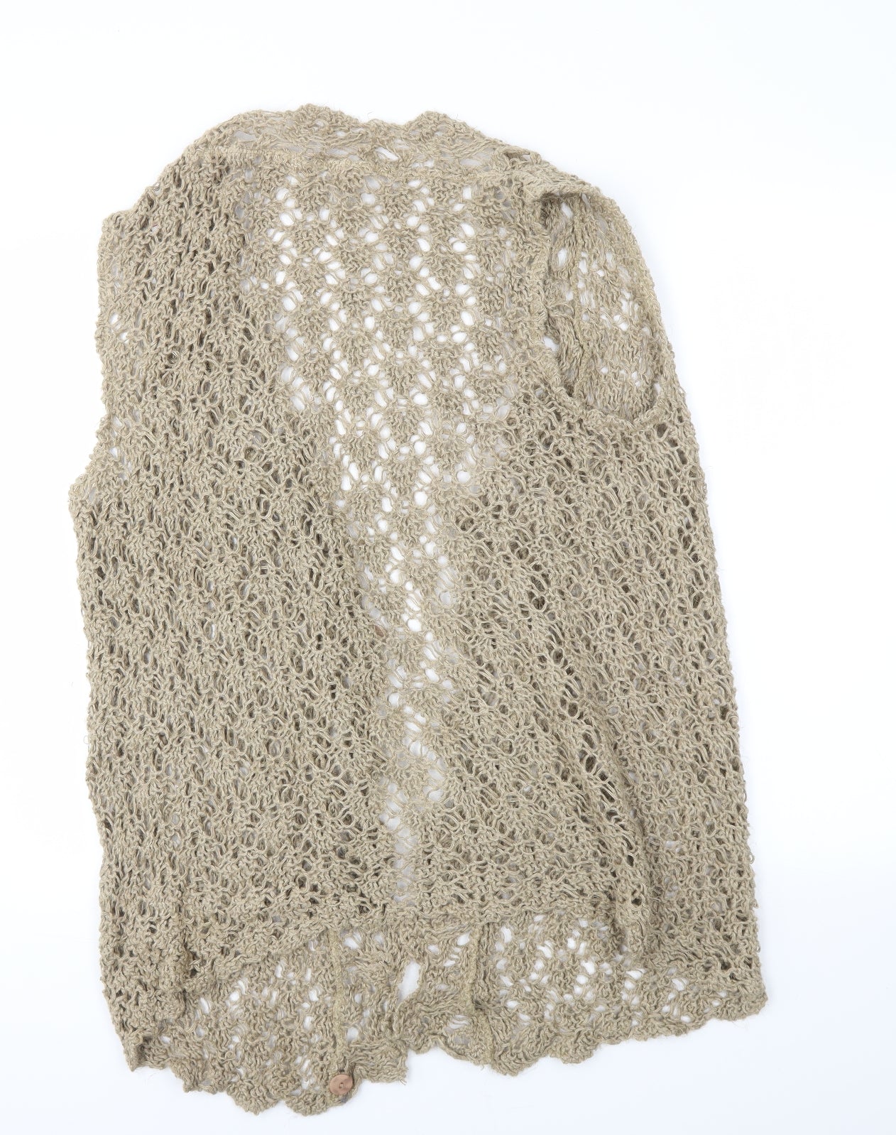 Stone Valley Womens Beige   Cardigan Jumper One Size