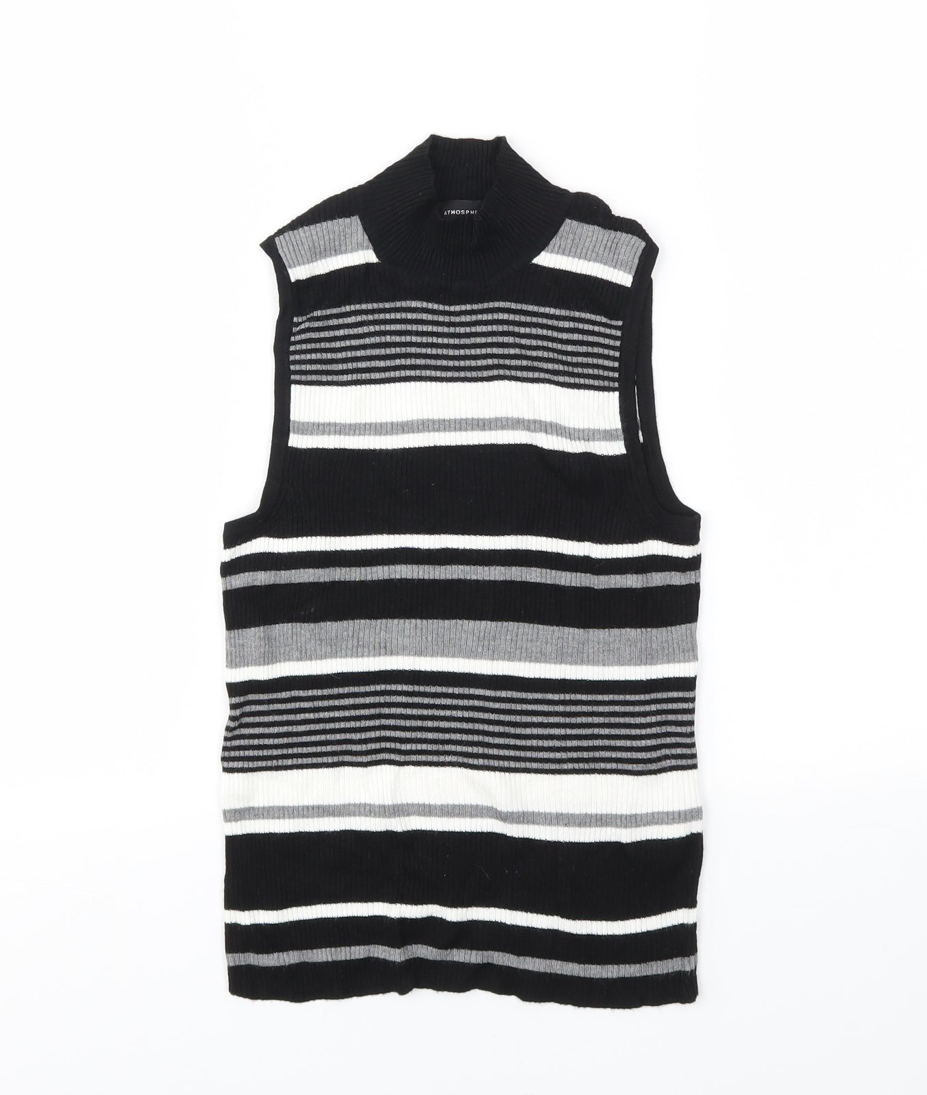 Primark Womens Multicoloured Striped  Basic T-Shirt Size 8