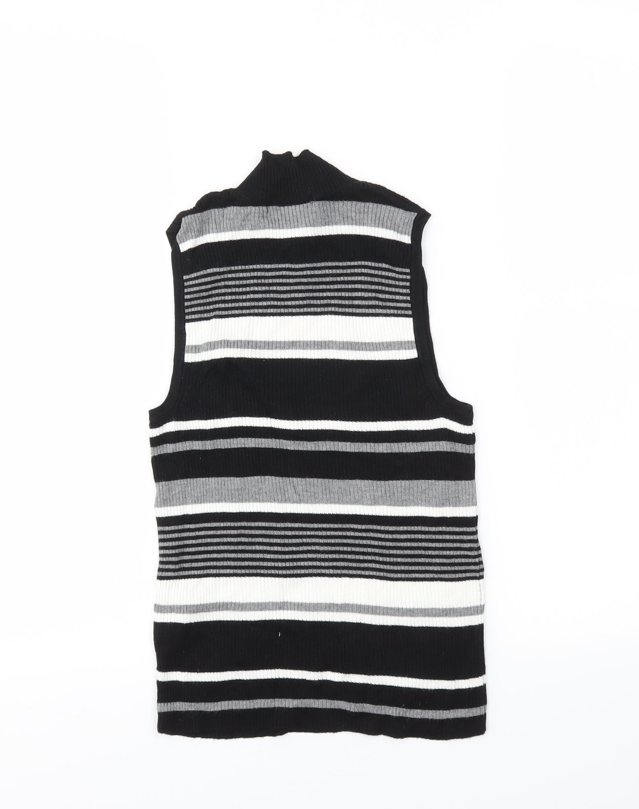 Primark Womens Multicoloured Striped  Basic T-Shirt Size 8