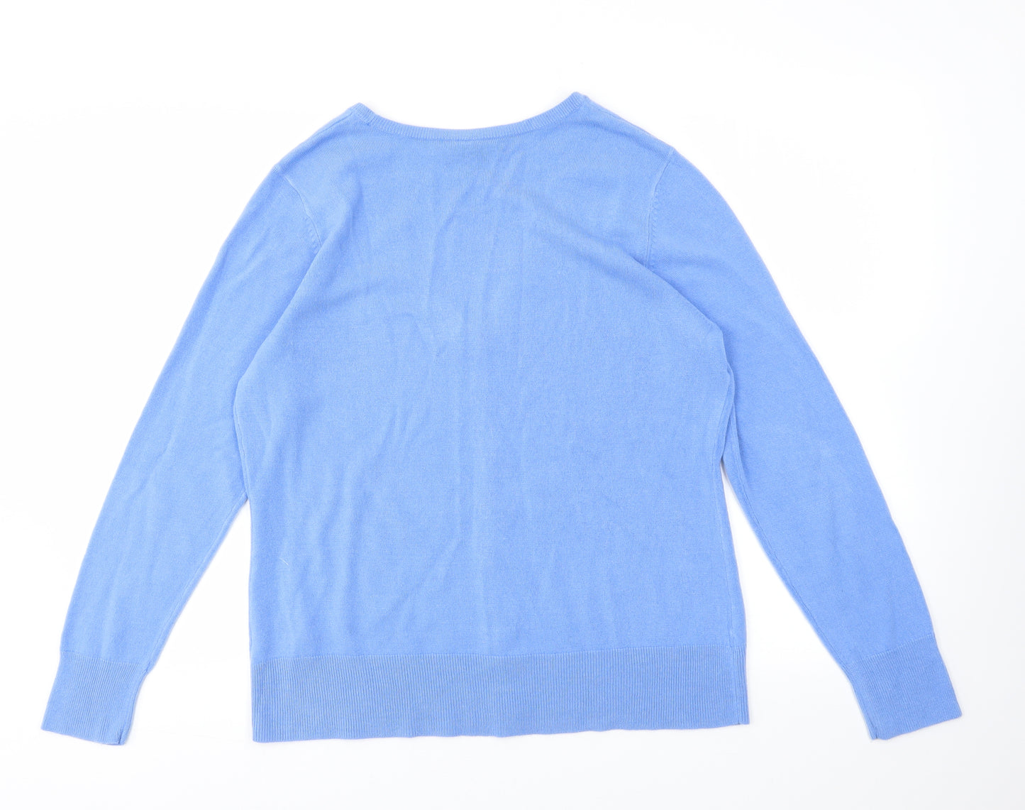 BHS Womens Blue   Cardigan Jumper Size 16