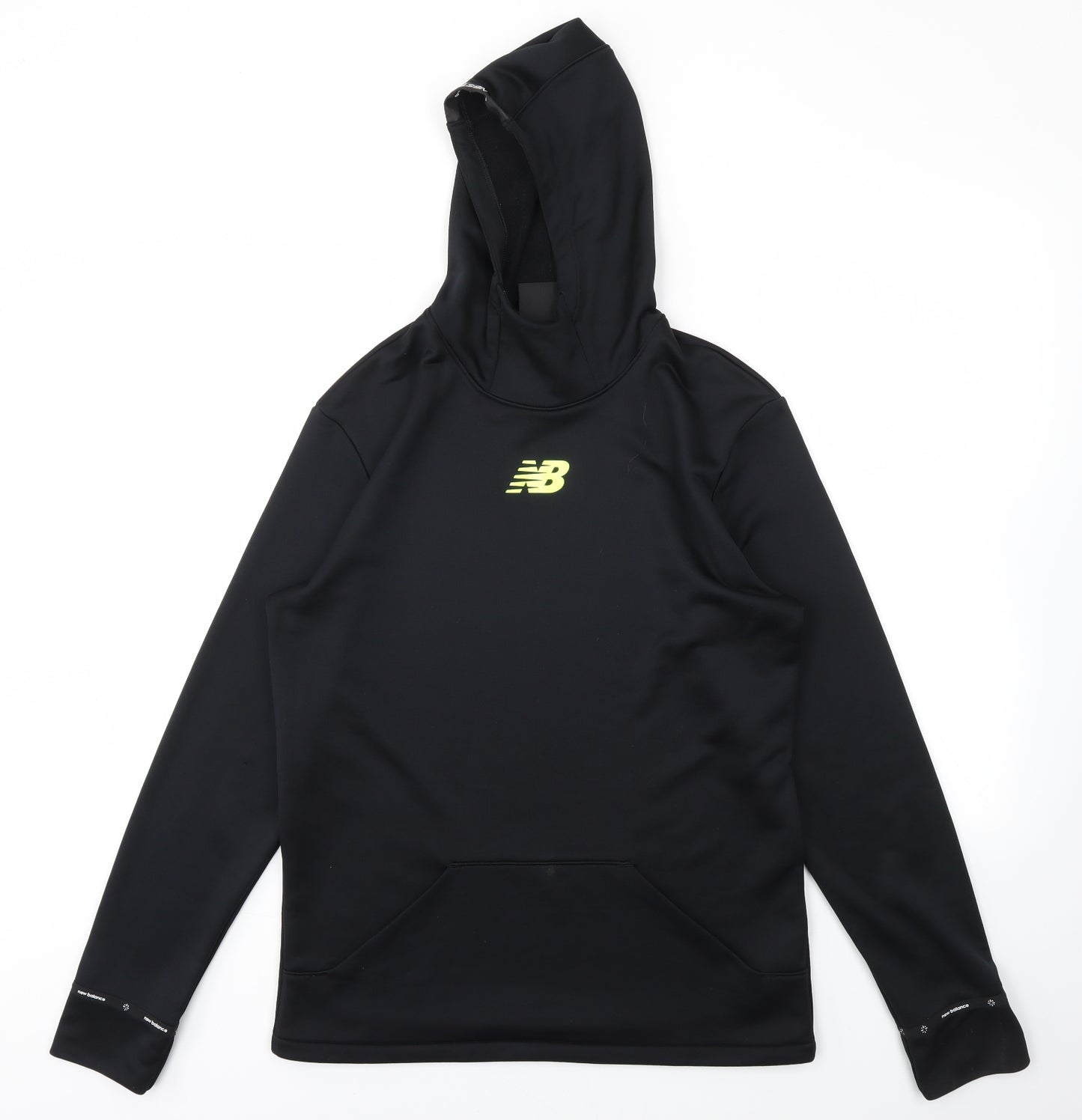 New Balance Mens Black   Pullover Hoodie Size M