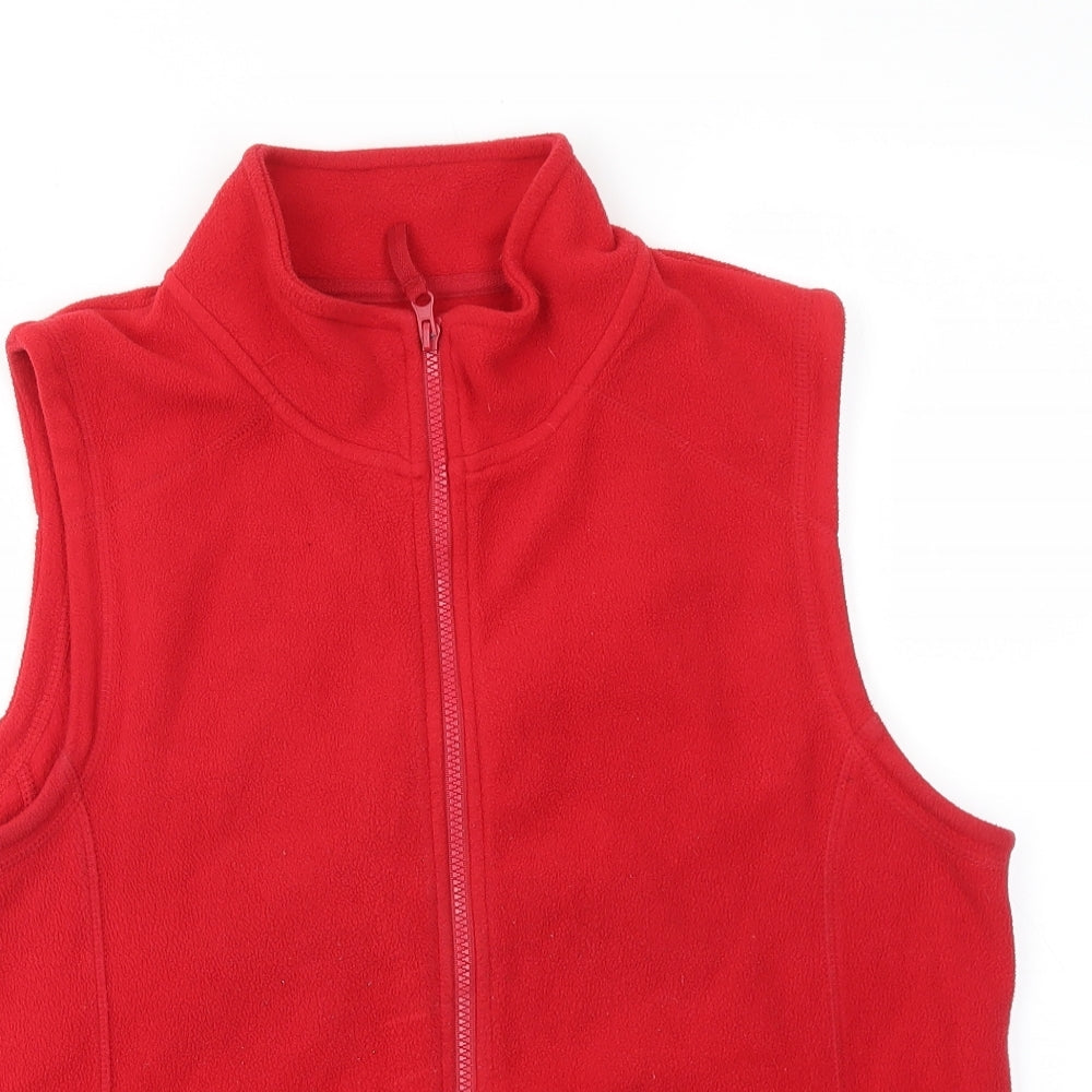 Peacocks Womens Red   Gilet Jacket Size 18