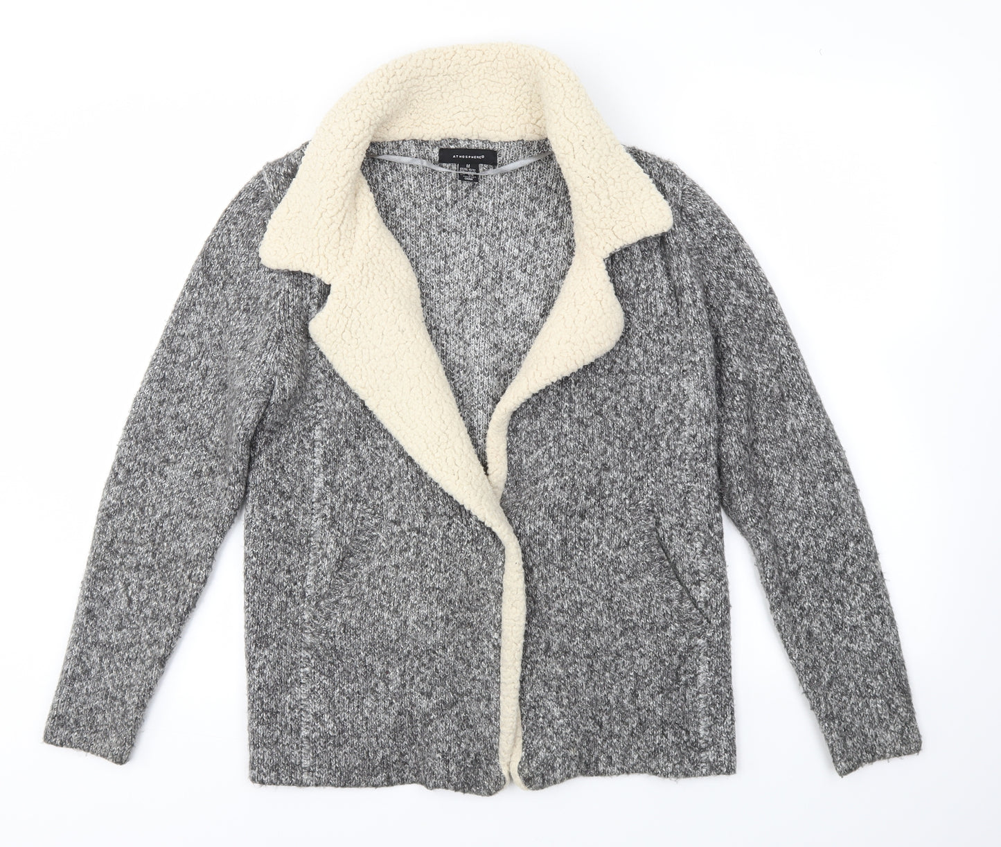 Primark Womens Grey   Cardigan Jumper Size 10