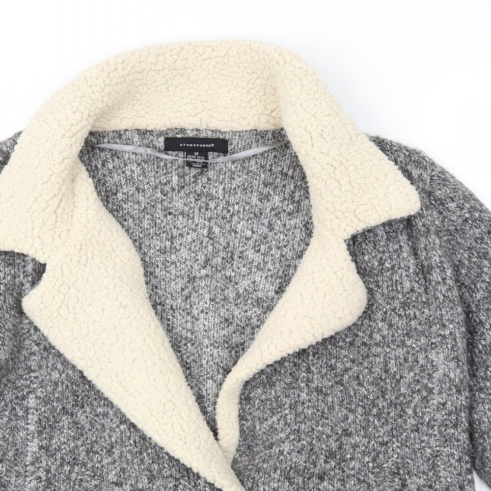 Primark Womens Grey   Cardigan Jumper Size 10