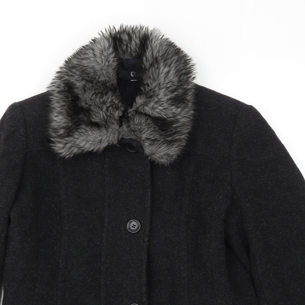 Klass Womens Grey   Jacket Coat Size 12
