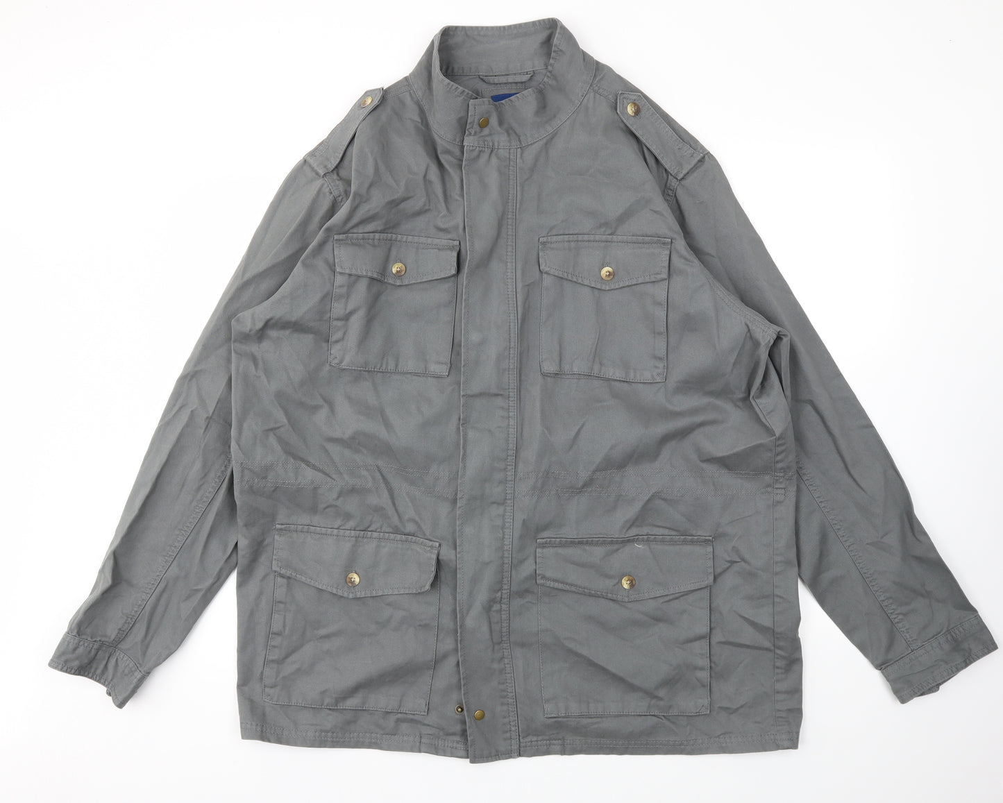 Cotton Traders Mens Grey   Jacket Coat Size 2XL