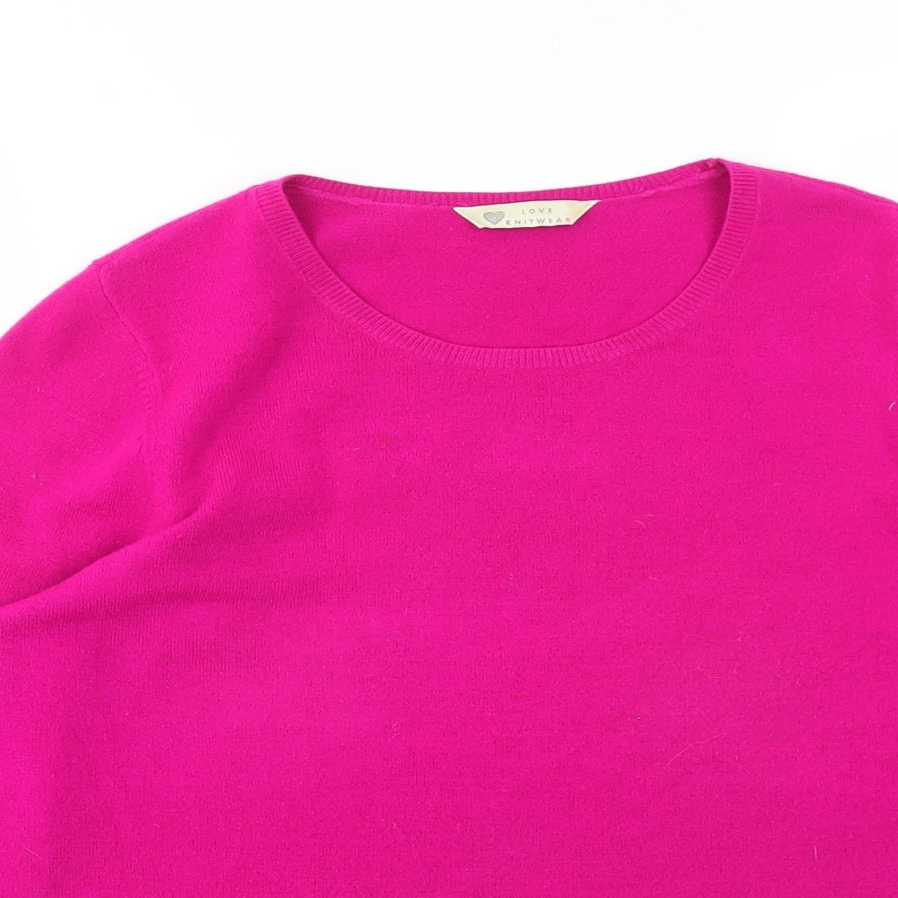 BHS Womens Purple   Pullover Jumper Size 14