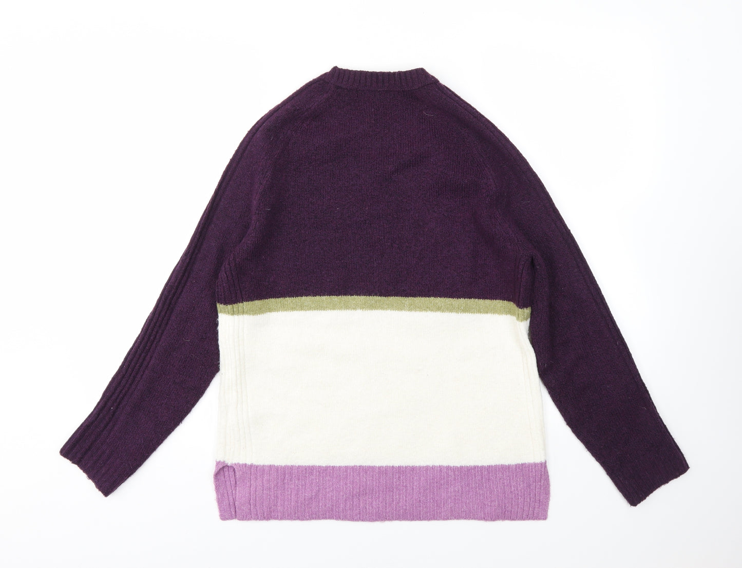 M&S Womens Multicoloured Striped  Pullover Jumper Size S