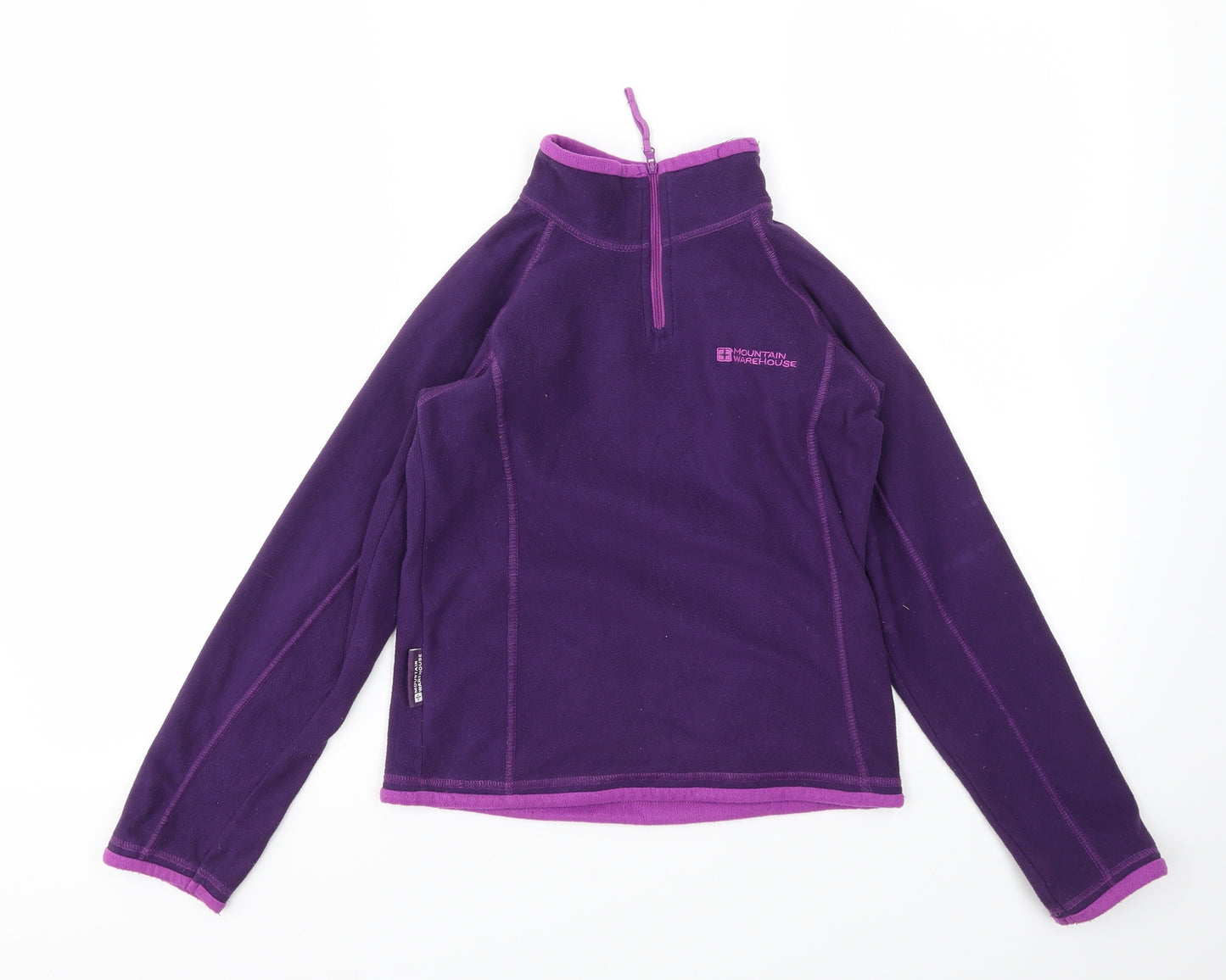 moutain warhouse Girls Purple   Pullover Hoodie Size 9-10 Years
