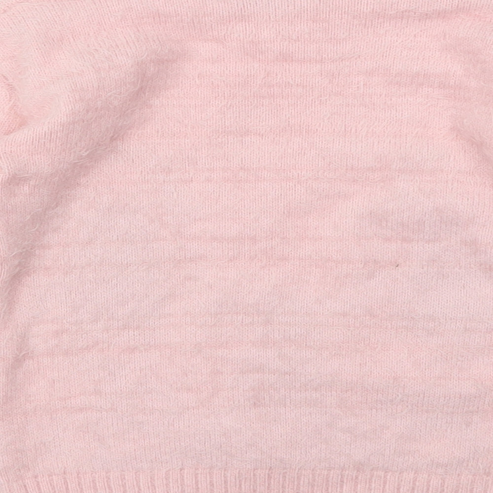 Matalan Girls Pink   Pullover Sweatshirt Size 8 Years